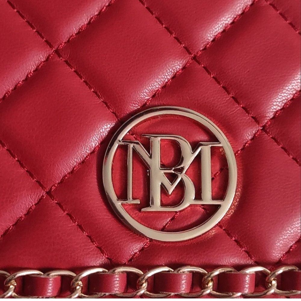 ❤️❤️❤️NWT Bagley Mishka Red Quilted Chain Shoulder Bag. ❤️❤️❤️ - Picture 10 of 10